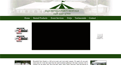 Desktop Screenshot of bloomfieldrentals.com
