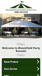 Mobile Screenshot of bloomfieldrentals.com